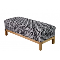 Kufer Pikowany Butelkowa Żółcień Cytrynowa Guzik Tapicerowany/Kryształ Q-1 Rozmiary od 50 cm do 200 cm